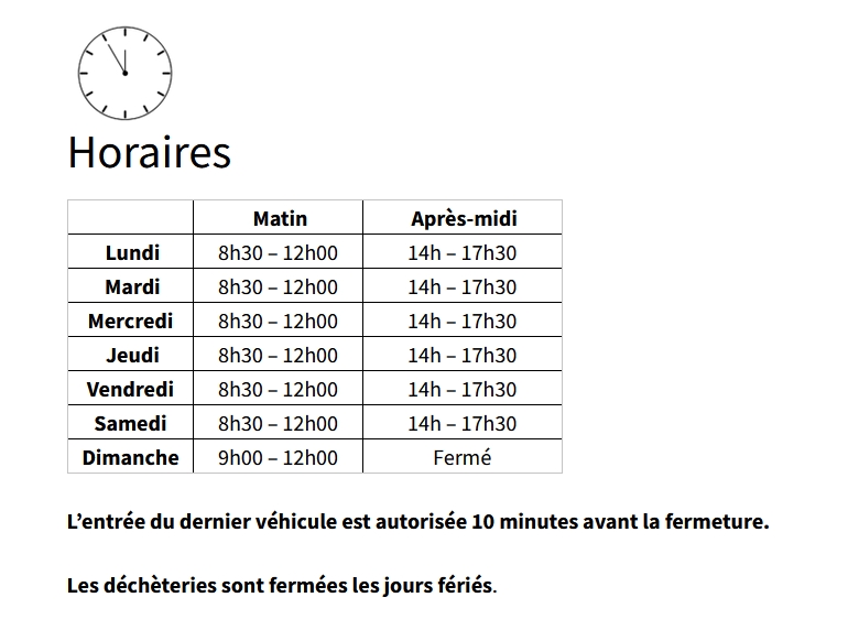 horaires-decheterie